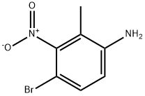 4-溴-2-甲基-3-硝基苯胺, 414868-82-9, 结构式