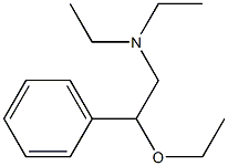 β-Ethoxy-N,N-diethylbenzeneethanamine Structure