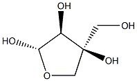 L-Apio-β-L-furanose Struktur