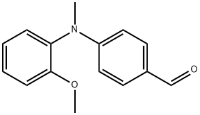 4-((2-甲氧苯基)(甲基)氨基)苯(甲)醛,41568-09-6,结构式