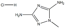 1-甲基-1H-1,2,4-三唑-3,5-二胺盐酸盐 结构式