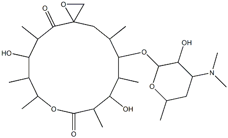 deoleandrosyl-oleandomycin Struktur