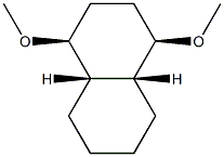 (1R,4aα,8aα)-Decahydro-1α,4α-dimethoxynaphthalene 结构式