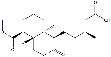 ジュニセドル酸 化学構造式