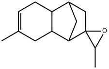 3,7'-Dimethyl-3,4,4a,5,8,8a-hexahydrospiro-(1,4-methanonaphthalene- 2(1H),2'-oxirane) Structure