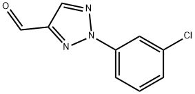 2-(3-chlorophenyl)-2H-1,2,3-triazole-4-carbaldehyde 结构式