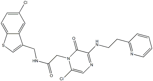 rel-ビス(2-メチル-2-ブテン酸)[(3aα*,9bβ*)-2,3,3a,4,5,7,9a,9b-オクタヒドロ-3,6,9-トリメチル-2,7-ジオキソアズレノ[4,5-b]フラン-3α*,4α*-ジイル] 化学構造式