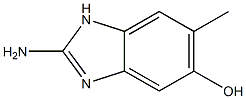 1H-Benzimidazol-5-ol,2-amino-6-methyl-(9CI) Structure