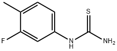 (3-fluoro-4-methylphenyl)thiourea Struktur