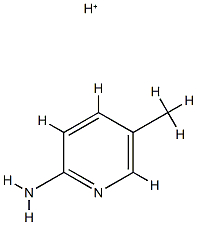 2-Pyridinamine,5-methyl-,conjugatemonoacid(9CI) Struktur