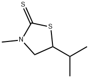 2-Thiazolidinethione,3-methyl-5-(1-methylethyl)-(9CI) Structure