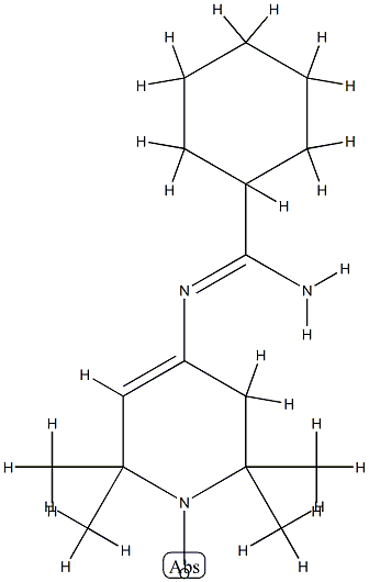 N-(2,2,6,6-tetramethylpiperidyl-1-oxyl) N'- (cyclohexyl)carbodiimide Structure