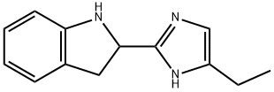 1H-Indole,2-(4-ethyl-1H-imidazol-2-yl)-2,3-dihydro-(9CI) Structure