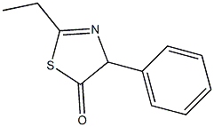 5(4H)-Thiazolone,2-ethyl-4-phenyl-(9CI) Struktur
