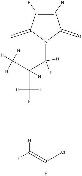 chloroethene, 1-(2-methylpropyl)pyrrole-2,5-dione 结构式