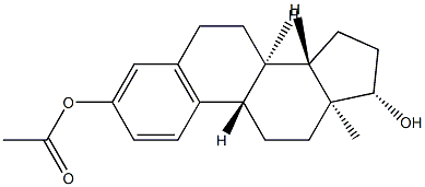 雌二醇-3-乙酸酯, 4245-41-4, 结构式