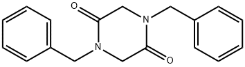 1,4-Dibenzylpiperazine-2,5-dione 结构式