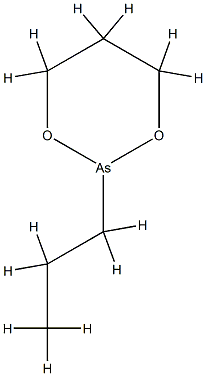2-Propyl-1,3,2-dioxarsenane 结构式