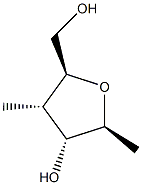 D-Allitol, 2,5-anhydro-1,4-dideoxy-4-methyl- (9CI) Struktur