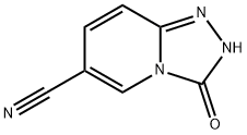 1,2,4-Triazolo[4,3-a]pyridine-6-carbonitrile,2,3-dihydro-3-oxo-(9CI) Structure
