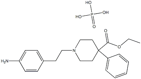 Anileridine phosphate Structure