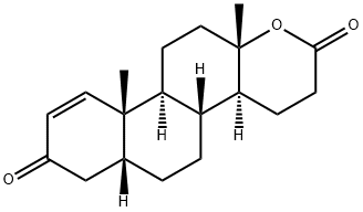 4,5-dihydrotestolactone Struktur