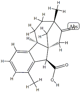 gibberic acid Struktur