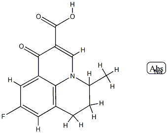 氟甲喹钠盐, 42835-68-7, 结构式