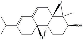 (2S,4bβ,10aβ)-1,2,3,4,4a,4b,5,6,10,10a-Decahydro-1,1,4aα-trimethyl-7-isopropylphenanthren-2β-ol 结构式