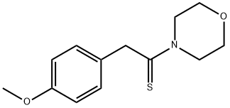 Ethanethione, 2-(4-Methoxyphenyl)-1-(4-Morpholinyl)- Structure