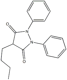 Phenylbutazone 化学構造式