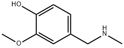 2-Methoxy-4-[(methylamino)methyl]phenol Struktur