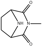 3,8-Diazabicyclo[3.2.1]octane-2,4-dione,3-methyl-(9CI) 结构式