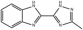 1H-Benzimidazole,2-(5-methyl-1H-1,2,4-triazol-3-yl)-(9CI) Structure