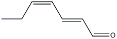 2,4-heptadienal,(E,Z)-2,4-heptadienal 结构式