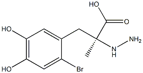 2-Bromo (S)-Carbidopa Structure