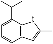 1H-Indole,2-methyl-7-(1-methylethyl)-(9CI) Struktur