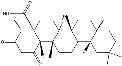 1,3-Dioxo-D:A-friedooleanan-24-oic acid Structure