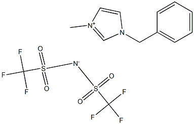 1-苄基-3-甲基咪唑双(三氟甲烷磺酰)亚胺盐, 433337-24-7, 结构式