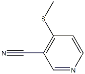3-Pyridinecarbonitrile,4-(methylthio)-(9CI) Structure
