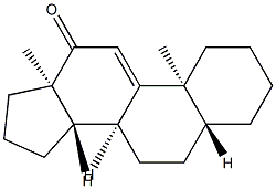 5α-Androst-9(11)-en-12-one Structure
