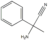 2-amino-2-phenylpropanenitrile Struktur