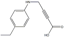 2-Butynoicacid,4-[(4-ethylphenyl)amino]-(9CI) Struktur