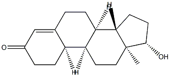 (9β)-17β-Hydroxyestr-4-en-3-one Structure
