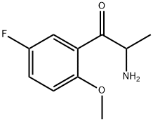 Propiophenone,  2-amino-5-fluoro-2-methoxy-  (7CI,8CI) Struktur