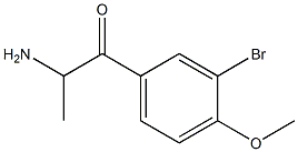 Propiophenone,  2-amino-3-bromo-4-methoxy-  (7CI,8CI) Struktur