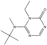 1,3,5-Triazin-2(1H)-one,6-[(1,1-dimethylethyl)methylamino]-1-ethyl-(9CI) Struktur
