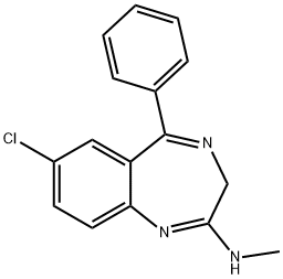 N(4)-desoxychlordiazepoxide Structure