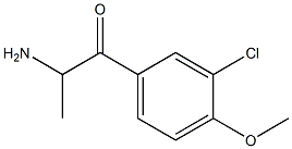 Propiophenone,  2-amino-3-chloro-4-methoxy-  (7CI,8CI) Structure