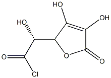 L-Ascorbic acid, 6-chloro-6-deoxy-6-oxo- (9CI) Struktur